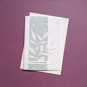 Carte de sympathie douce LIVRAISON GRATUITE