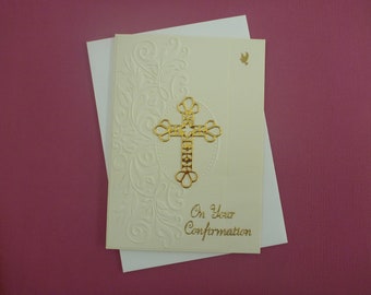 Ist Holy Communion Card, Confirmation Card, Christian Card, Religious Card LIVRAISON GRATUITE