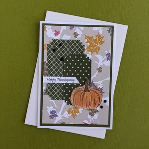 Herfstbladeren Thanksgiving-kaart GRATIS VERZENDING
