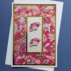 Japanese Chiyogami Blank Card FREE SHIPPING