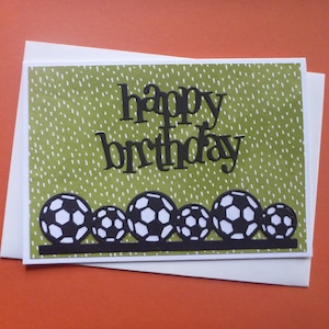 Tarjeta de cumpleaños de fútbol para jugadores de fútbol, ENVÍO GRATIS