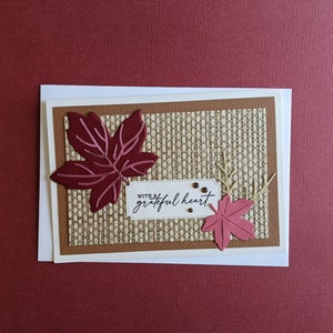 Rustieke Thanksgiving-kaart GRATIS VERZENDING