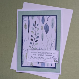 Sympathy, Loss, Grief, Condolences, Mourning Card FREE SHIPPING