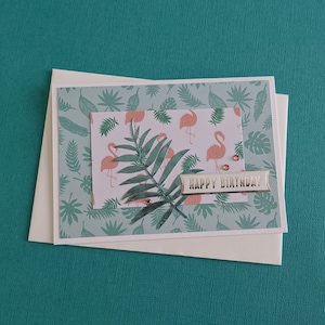 Tarjeta de cumpleaños de flamenco ENVÍO GRATIS