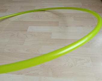 Ready to Ship Collapsible UV Highlighter Yellow Polypro Hula Hoop 31" 5/8"