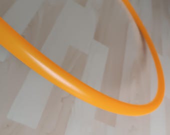 Ready to Ship Collapsible UV Orange Polypro Hula Hoop Mini 17" 5/8"