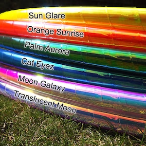 Colour morphing unique taped hoops