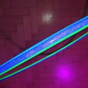 Reflecterende zeemeermin Polypro Hula Hoepel gecoat met beschermende tape