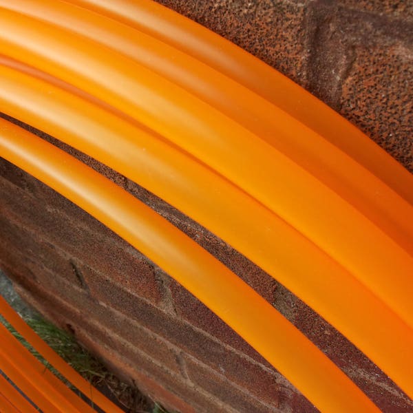 5/8" & 3/4" UV Orange Polypro Hula Hoop