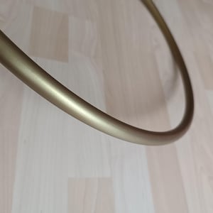 Ready to Ship Collapsible Gold Polypro Hula Hoop mini 19" 5/8"