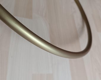 Ready to Ship Collapsible Gold Polypro Hula Hoop mini 19" 5/8"
