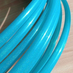 3/4&quot; Sparkly Mermaid Colorshifting Polypro hula hoop