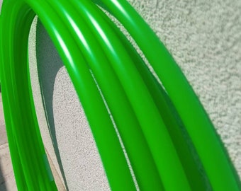 5/8" & 3/4" Uv Green Polypro Hula Hoop