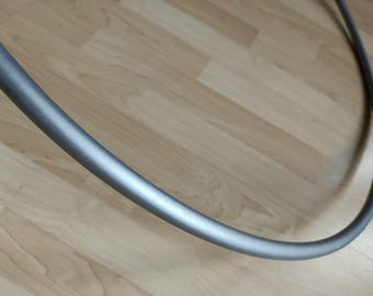 Ready to Ship Collapsible Silver Polypro Hula Hoop 24" 5/8"