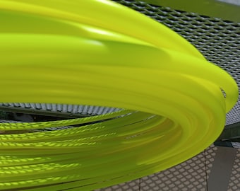 5/8" & 3/4" UV Yellow Polypro Hula Hoop Collapsible