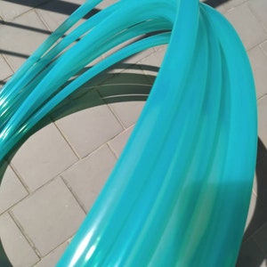 5/8&quot; & 3/4&quot; Teal Gloss Colorshifting Polypro Hula Hoop