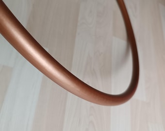 Ready to Ship Collapsible Champagne Mini Hula Hoop HDPE 22" 3/4"