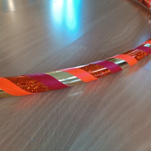 Orange Sun Hula Hoop | Dance | Beginner | Polypro | Collapsible