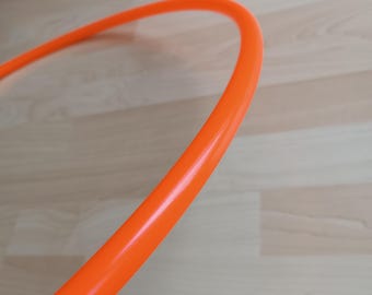 Ready to Ship Collapsible Radioactive Solar Orange Polypro Hula Hoop 25" 5/8"