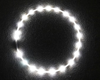 Daisy white LED Polypro Hula Hoop