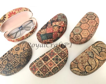 Glasses case in cork, cork sunglasses case, vegan glasses case, eyewear, cork acessories, reading glasses case, cork case