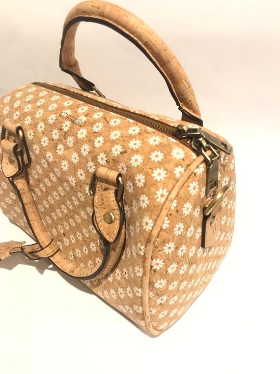 Cork handbag for women, vegan bag, natural materi… - image 4