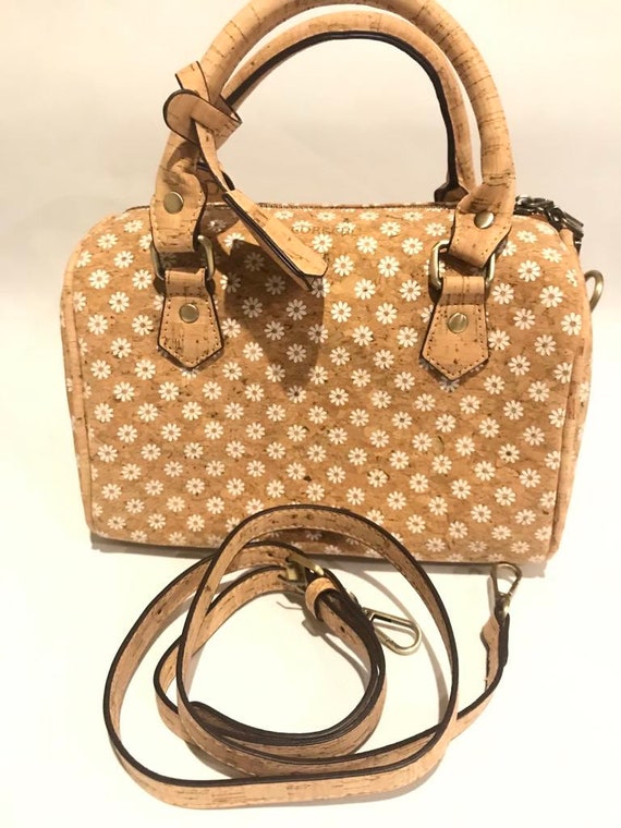 Cork handbag for women, vegan bag, natural materi… - image 3