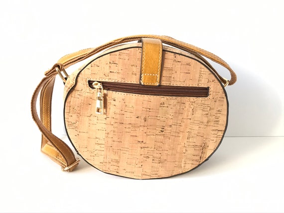 Cork handbag for women, cork bag, vegan bag, natu… - image 4
