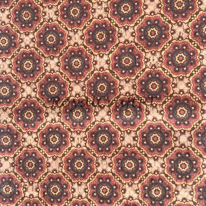 Cork fabric, cork leather 50 x 68 cm portuguese product, wallet making, purse fabric, green product, talavera pattern, high quality fabric
