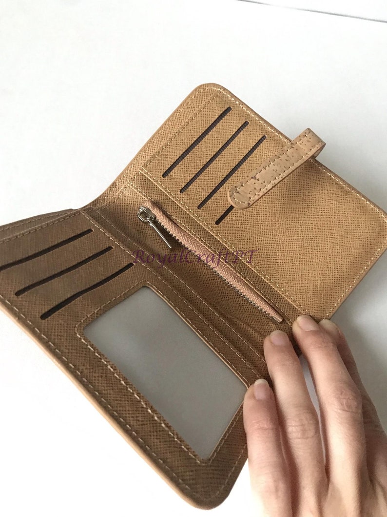 Cork Wallet Vegan Wallet Cork Bag Womens Ecofriendly Etsy