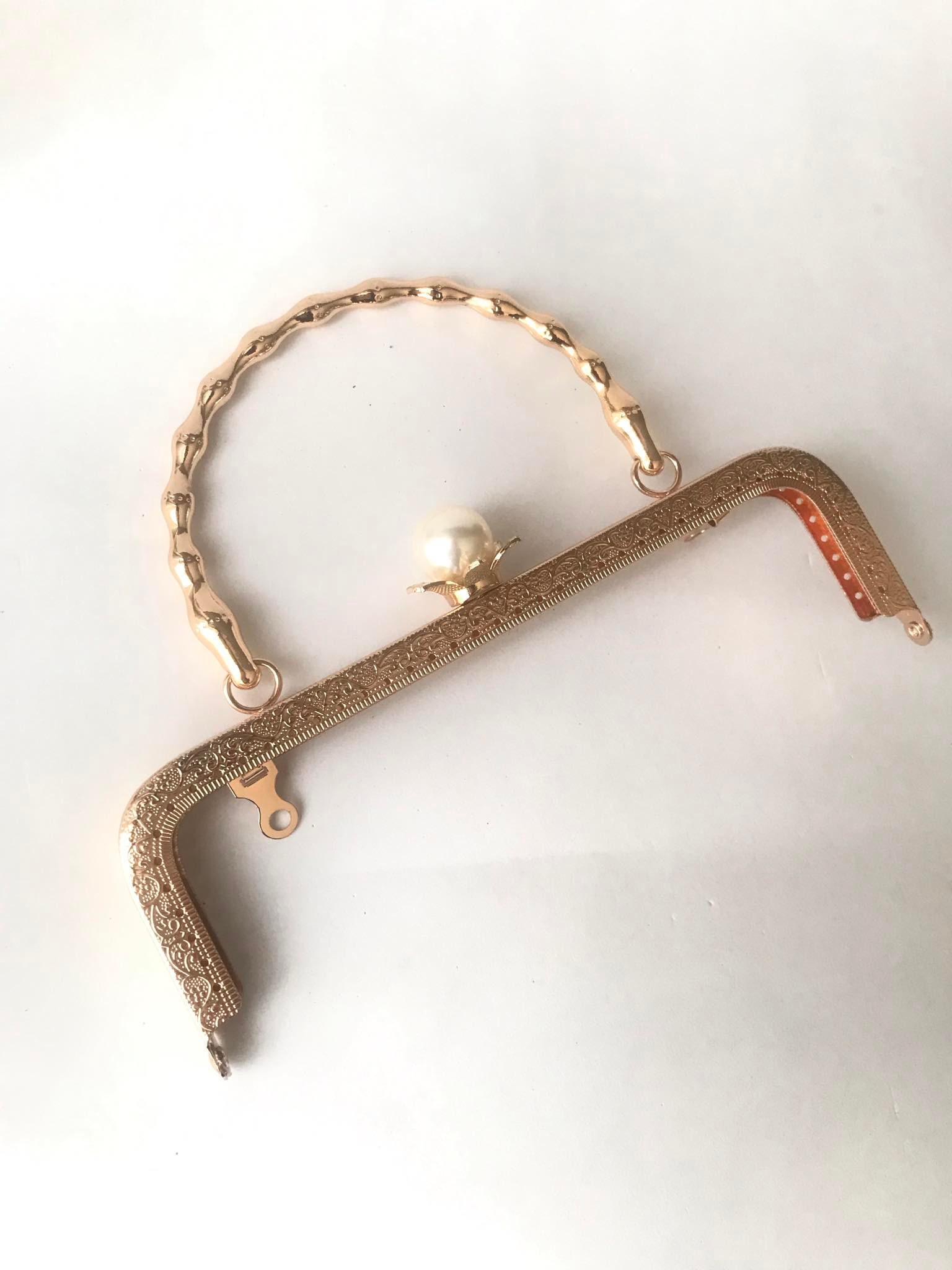 Chiusure Clic Nina Handmade Clic Clac Per Borse Rose Gold Metal