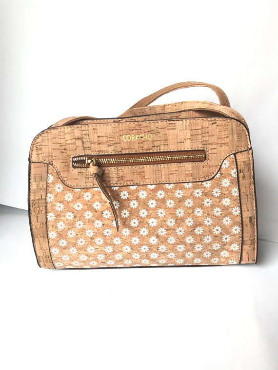 Cork handbag for women, cork bag, vegan bag, natu… - image 2