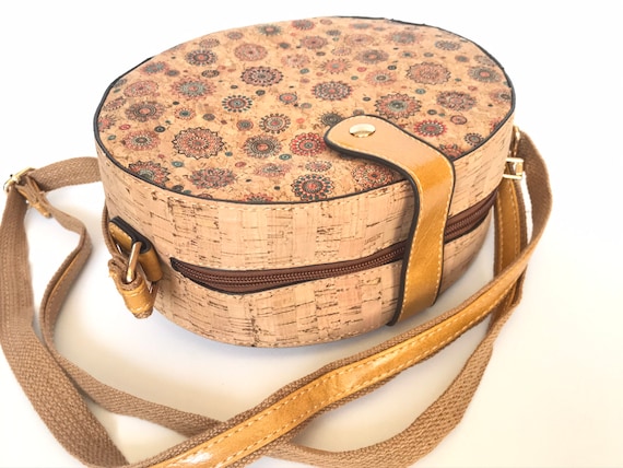 Cork handbag for women, cork bag, vegan bag, natu… - image 2