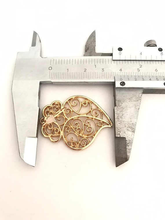 2 Orecchini A Cuore Argento E Oro - Con Custodia In Velluto, Per Ragazze E Donne - Foto 2