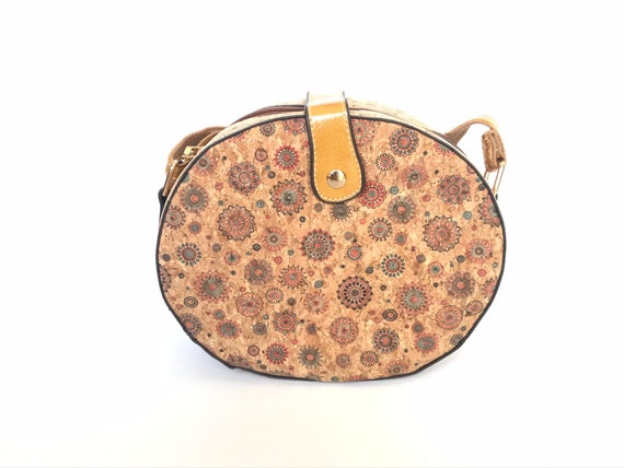 Cork handbag for women, cork bag, vegan bag, natu… - image 3