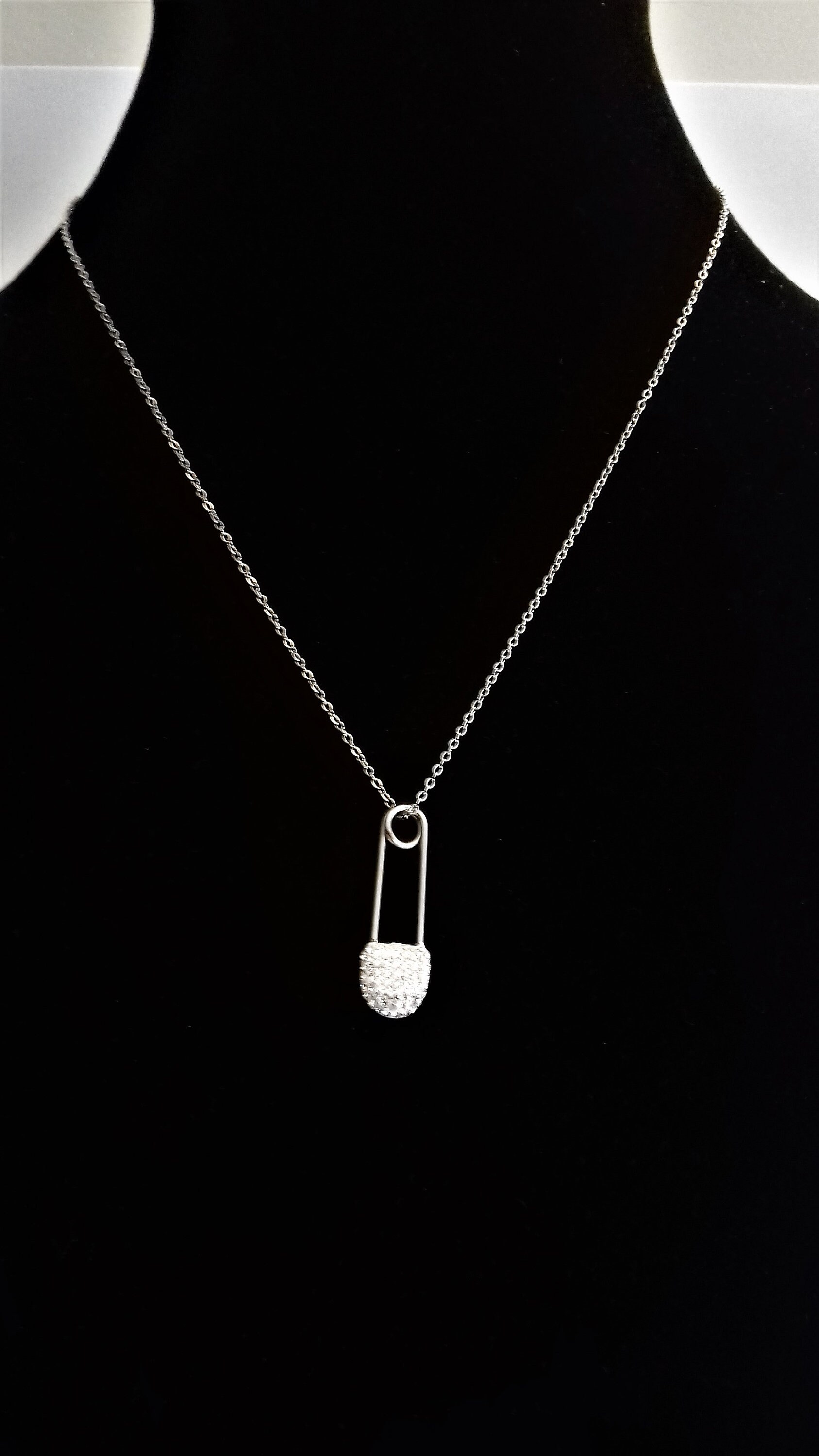 Baby Shower Necklace in Silver Stainless Steel Mom to Be Etsy UK