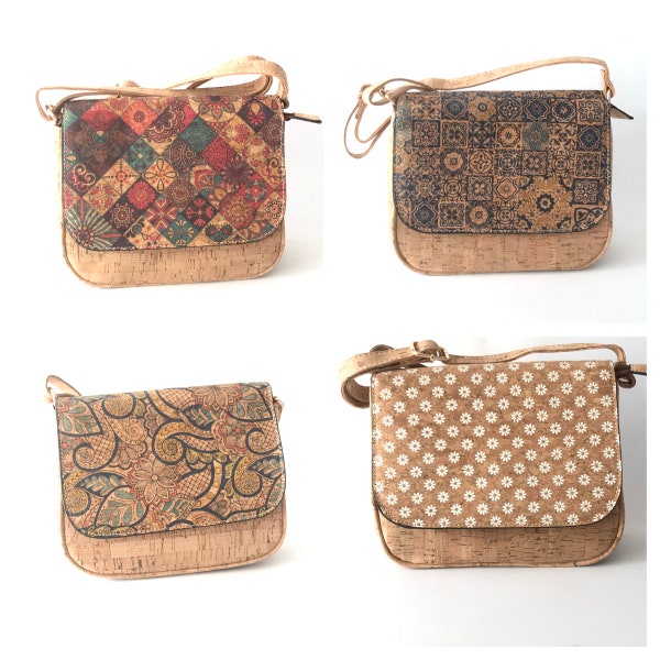 Bolso de corcho para mujer, bolso de corcho, bolso vegano, materiales naturales, bolso ecológico, bolso de cuero, bolso bandolera, bolso patrón corcho natural