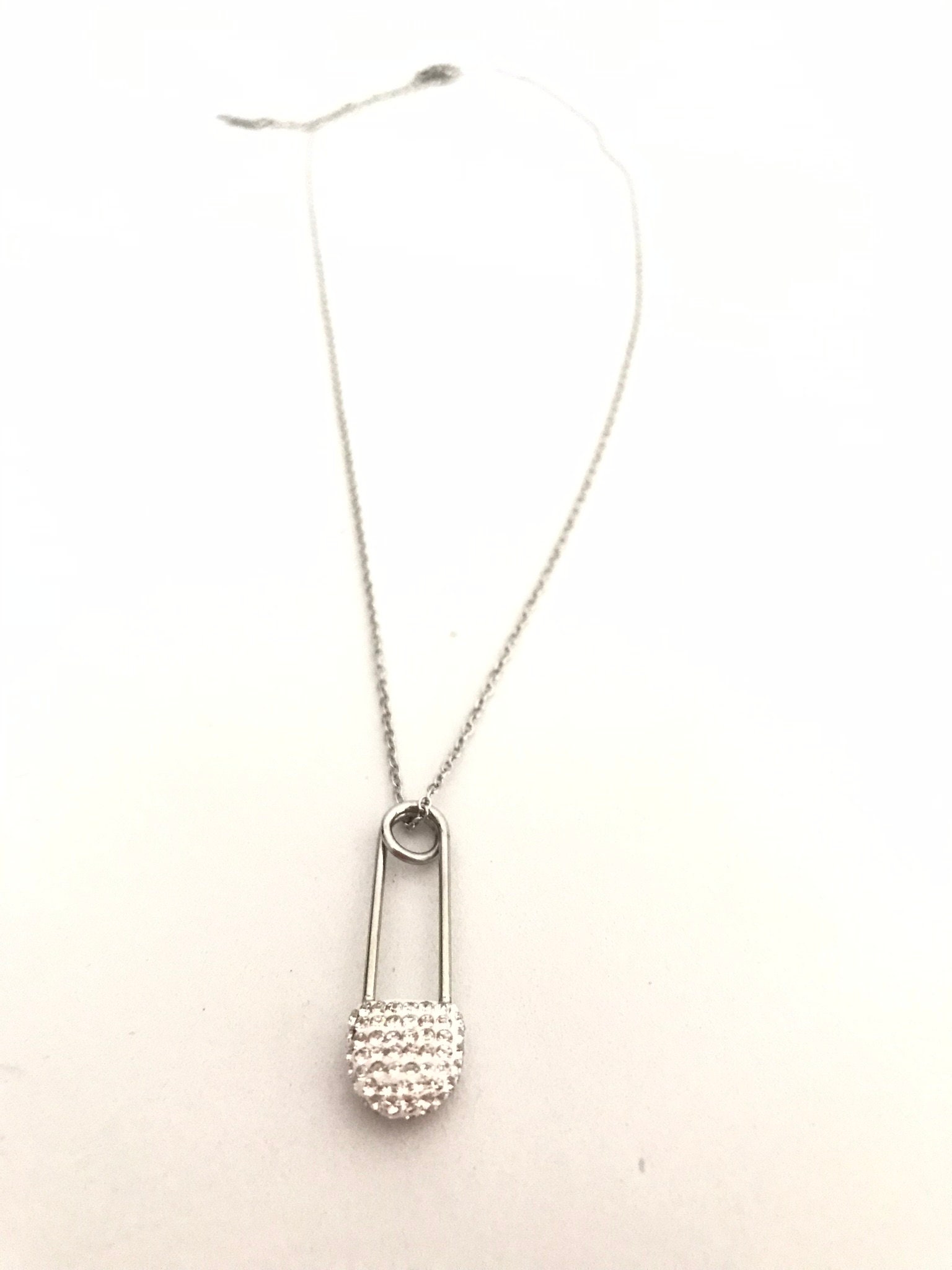 Baby Shower Necklace in Silver Stainless Steel Mom to Be Etsy UK