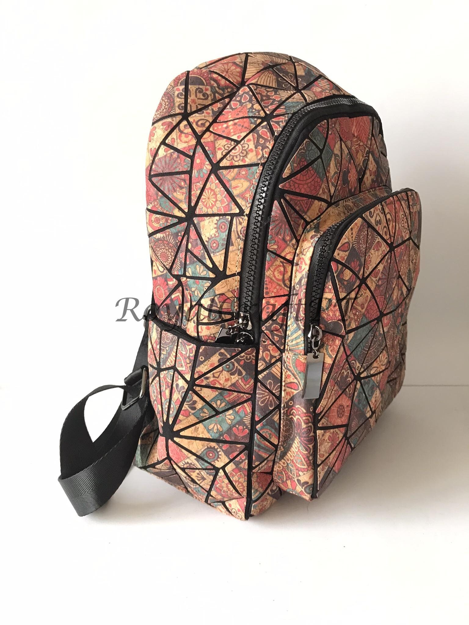 Corklife Artcork Vegan Backpack Medium Size Vegan Cork Backpack for Women | Eco Friendly Lightweight  main image 2