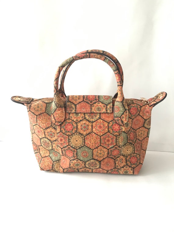 Cork handbag for women, cork bag, vegan bag, natu… - image 5