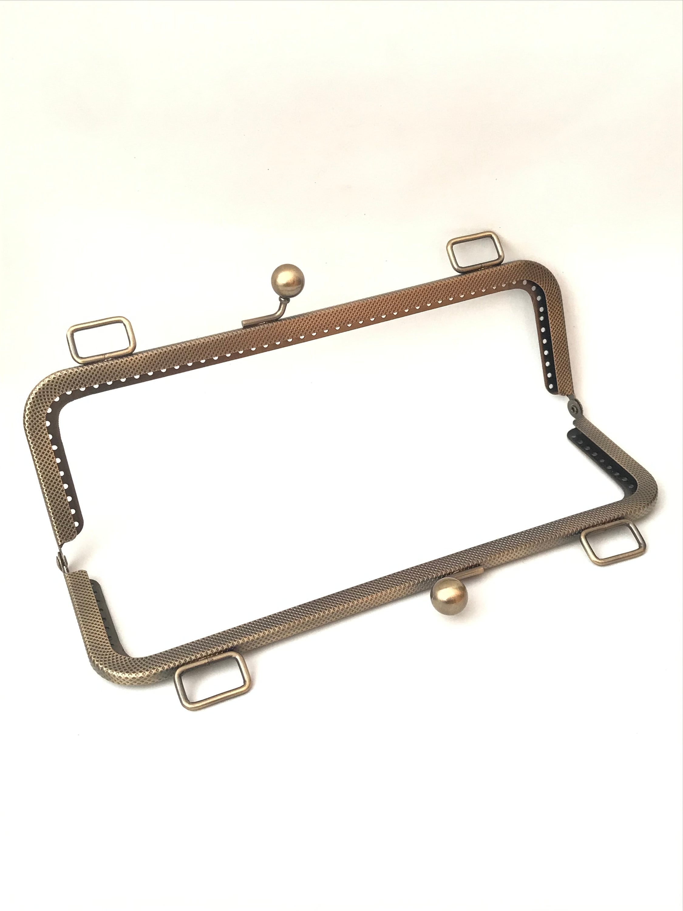 Fermoir Sac 10 Fermoirs Cadre Métal Semi-Circulaire Bronze