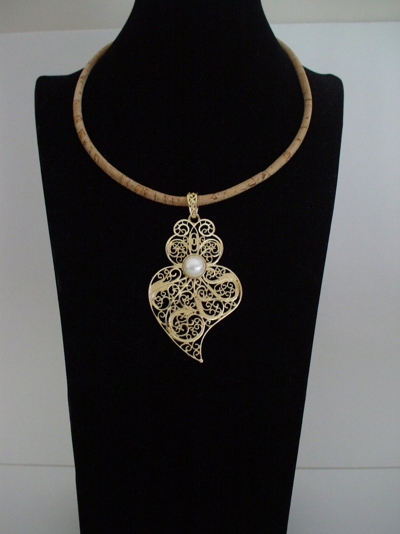 Portuguese necklace viana's heart necklace portuguese | Etsy