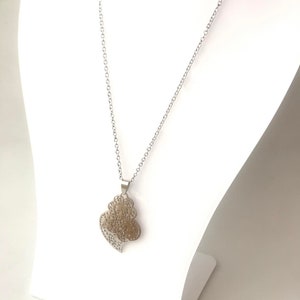Portuguese filigree necklace, Viana&#39;s heart pendant Portugal, portuguese traditional jewelry with heart, Filigrana, everyday simple necklace