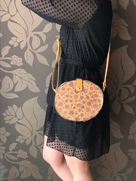 Cork handbag for women, cork bag, vegan bag, natu… - image 6