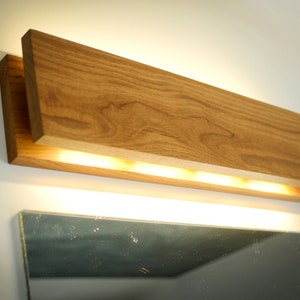 applique murale en bois SC643 lampe en bois. applique murale à brancher light oak