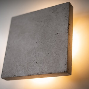 concrete lamp SC646 plug in wall sconce. industrial lamp image 1