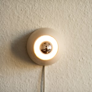 plug in wall sconce EYE#8 bedside lamp. sconce lighting