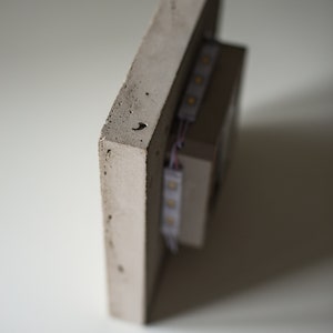 concrete lamp SC646 plug in wall sconce. industrial lamp image 7