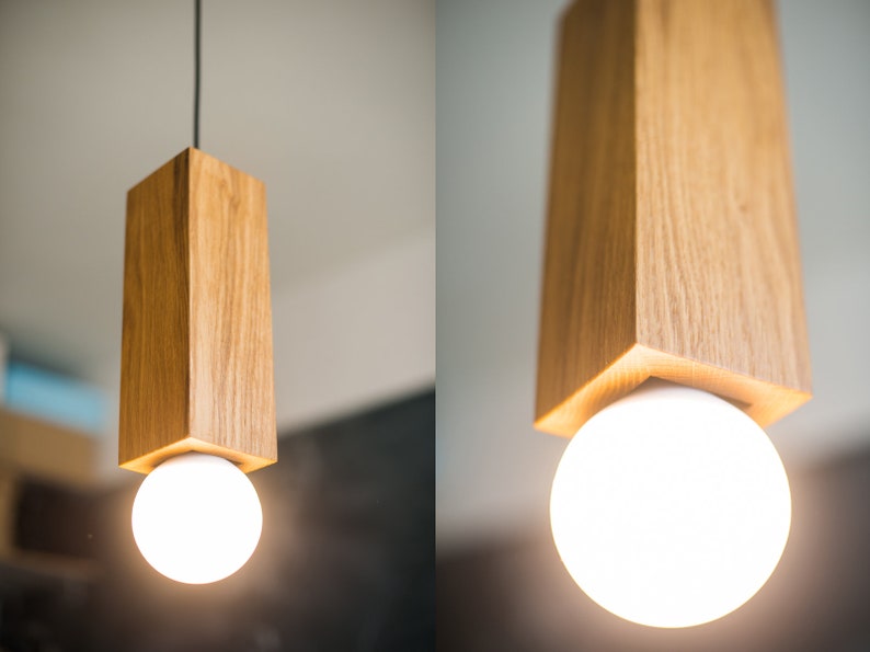 pendant lamp wood lamp wooden lamp ceiling lamp wood pendant light wood ceiling lamp ceiling light oak pendant light BASE#2 handmade