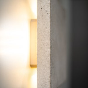 concrete lamp SC646 plug in wall sconce. industrial lamp image 4